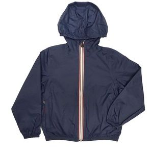 NWT Peekaboo PK Beans Kids Navy Break Free Nylon Packable Windbreaker Jacket L
